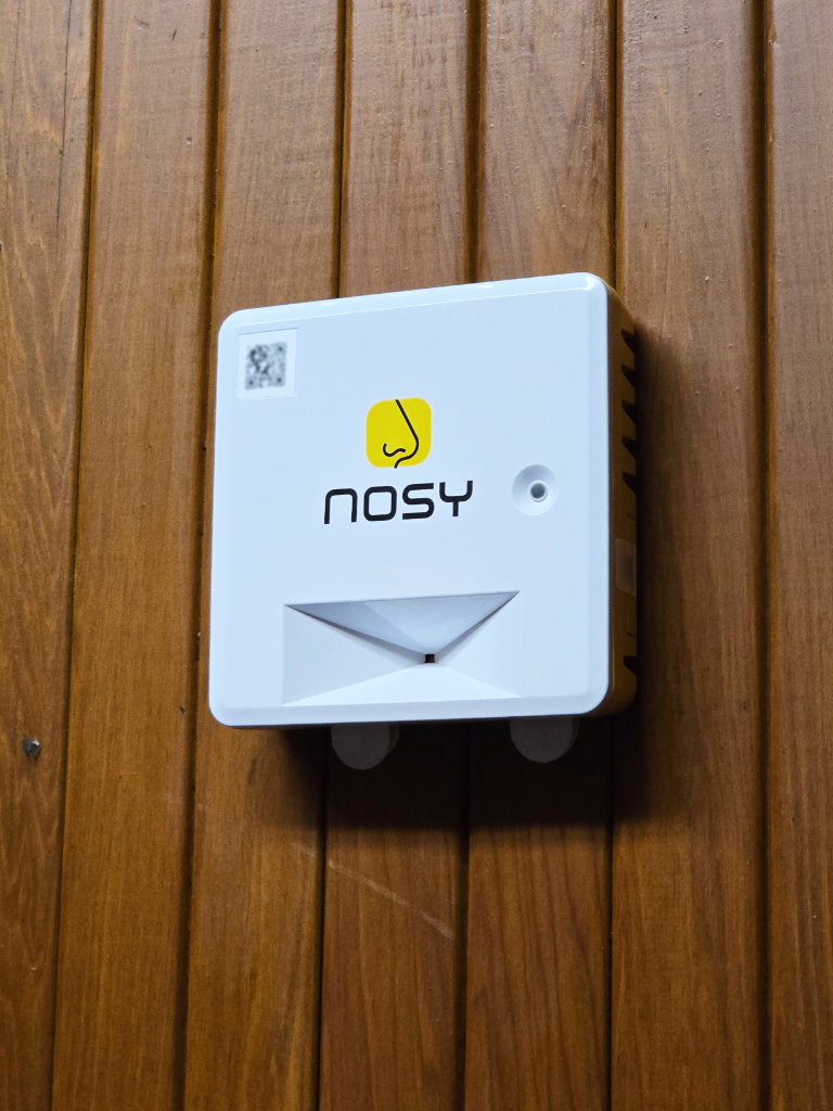 Nosy™ sensor on a tile wall